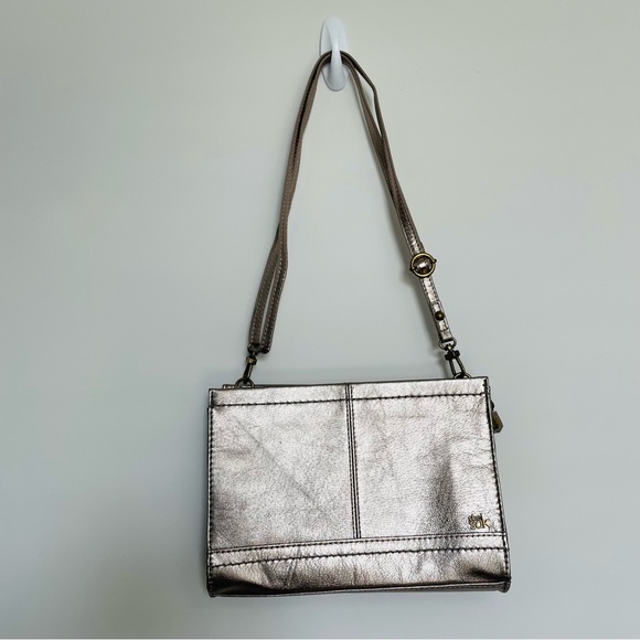 The Sak Handbags - The Sak Iris Leather Pyrite Metallic Purse